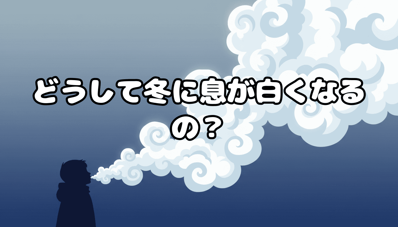 どうして冬に息が白くなるの?