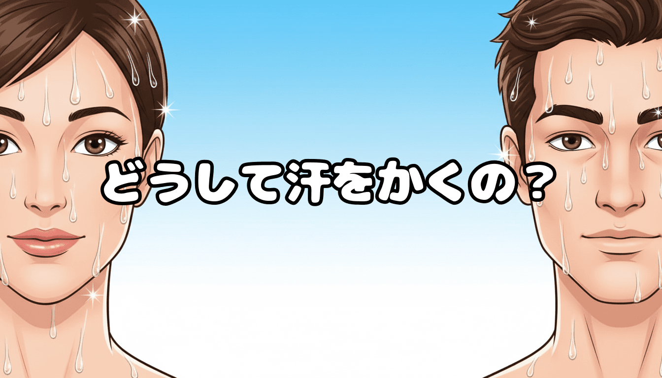 どうして汗をかくの?