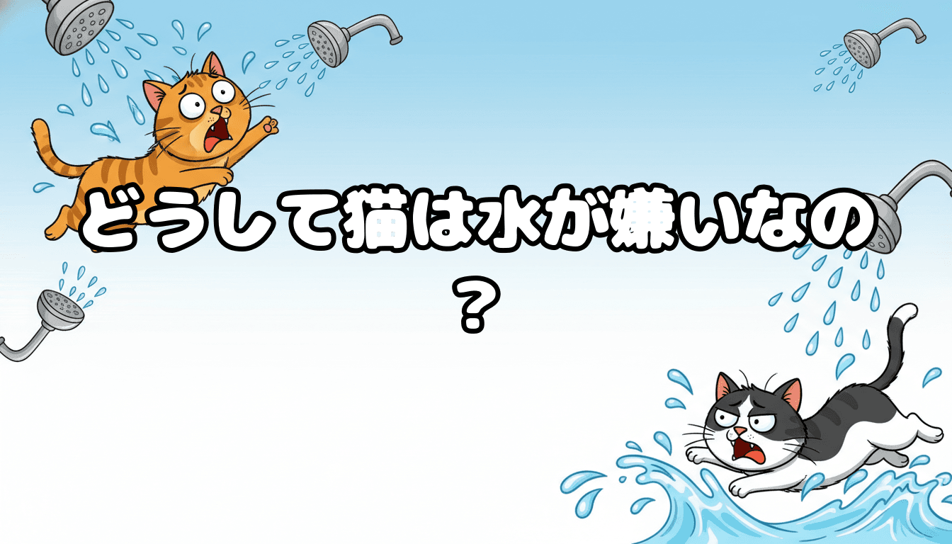 どうして猫は水が嫌いなの?