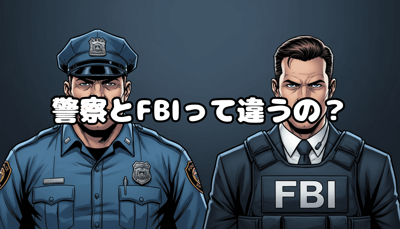 警察とFBIって違うの?