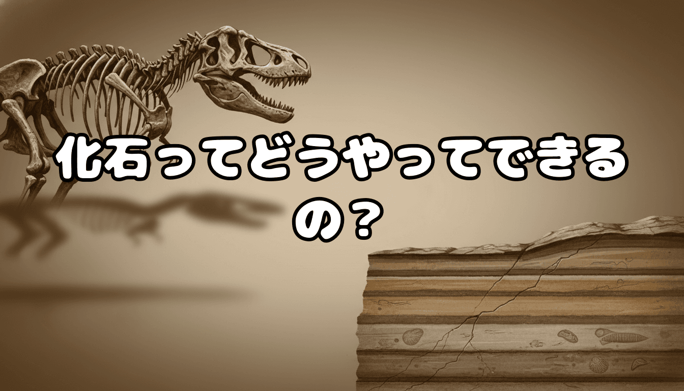 化石ってどうやってできるの?