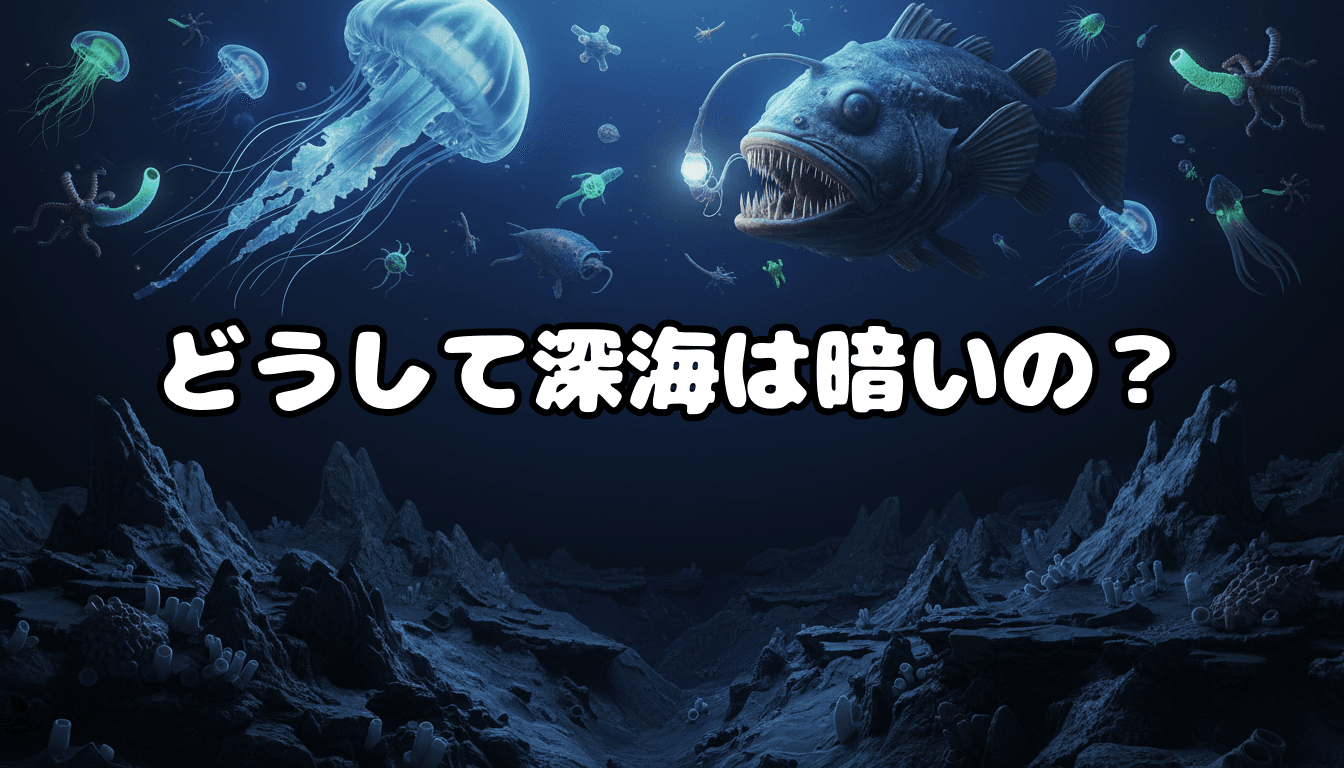 どうして深海は暗いの?