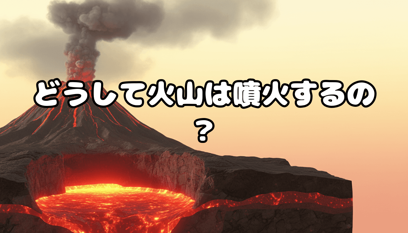 どうして火山は噴火するの?
