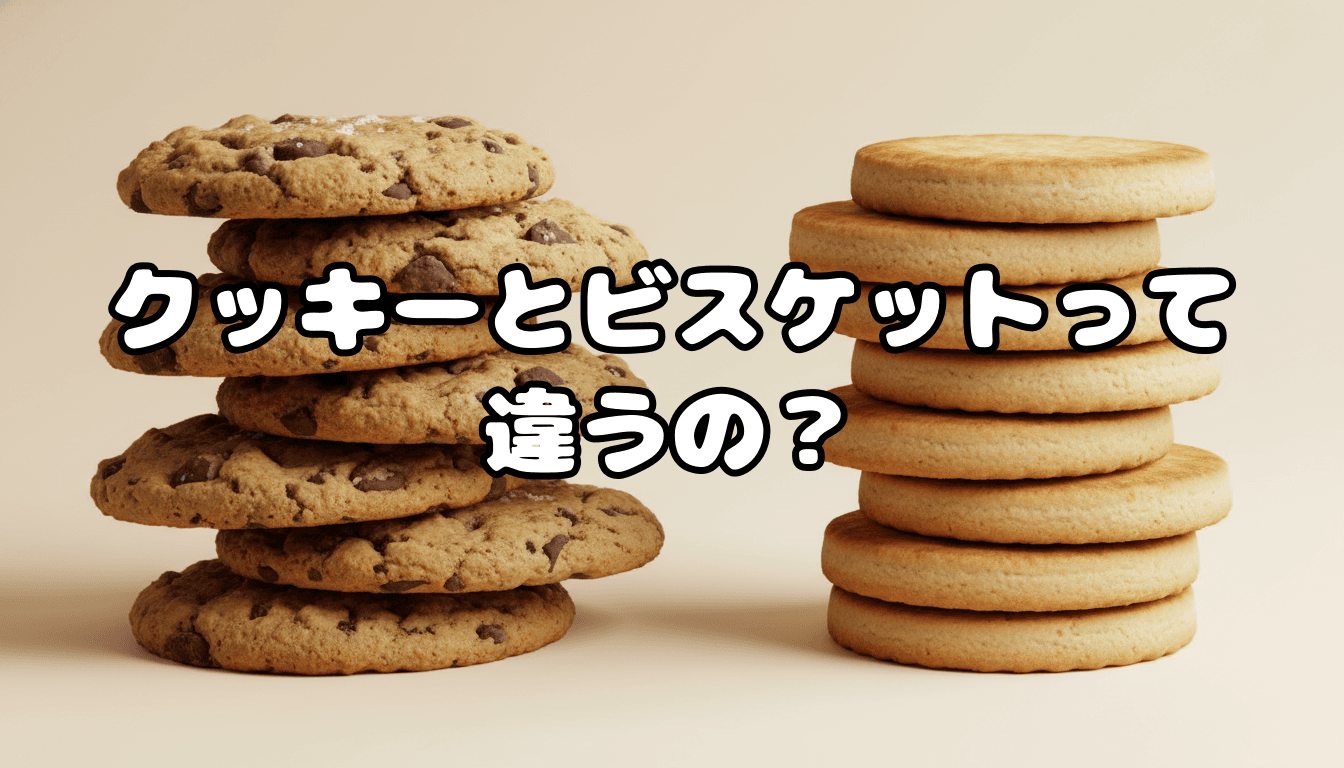 クッキーとビスケットって違うの?