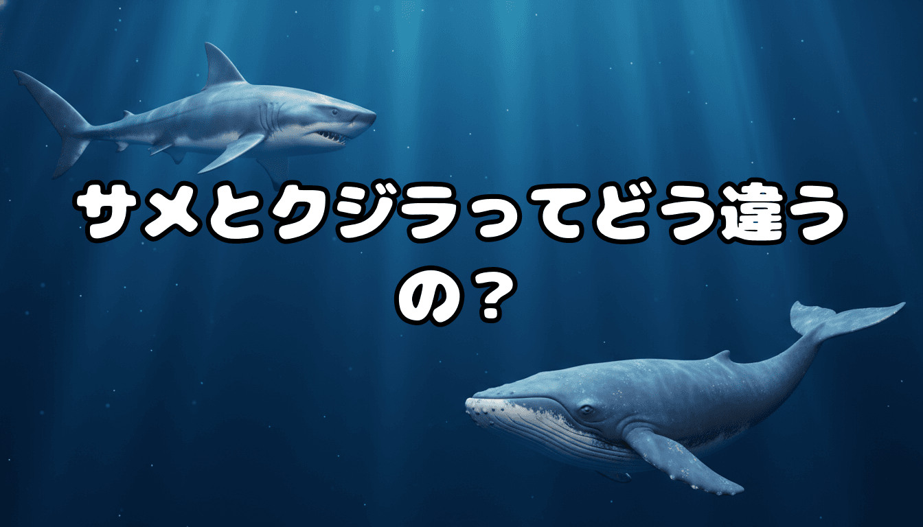 サメとクジラってどう違うの?